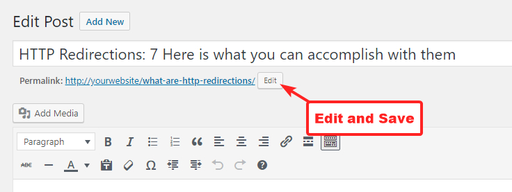 değiştir-permalink-in-classic-editor