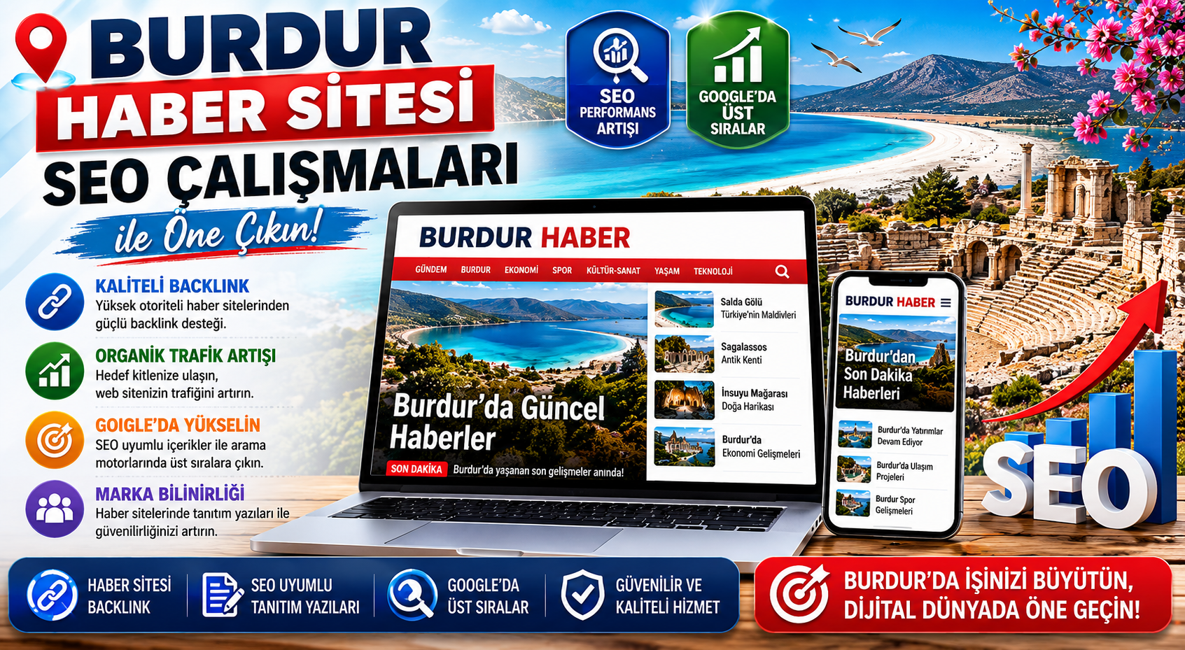 Burdur Haber Sitesi SEO Çalışmaları ile Öne Çıkın