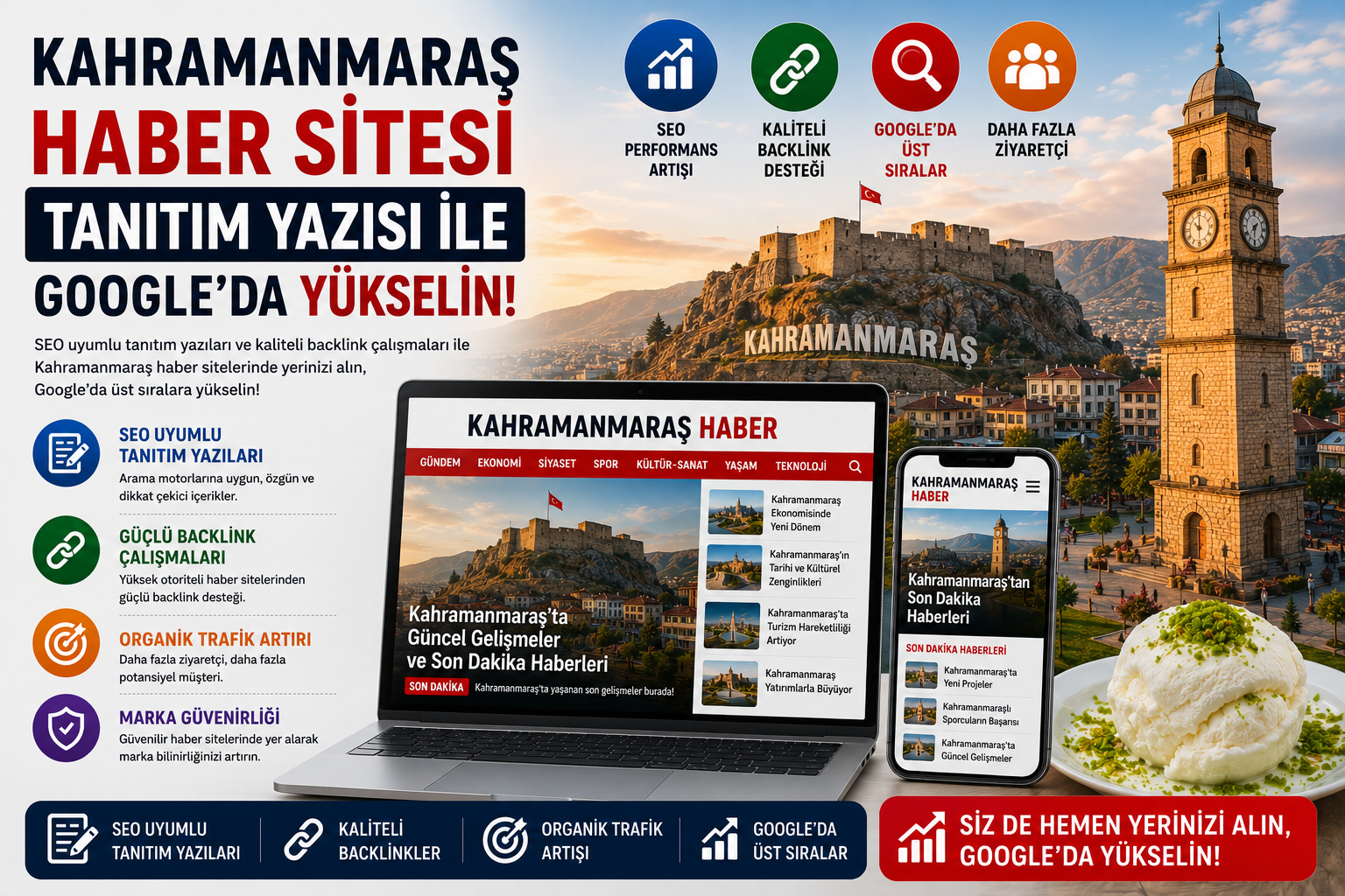 Kahramanmaraş Haber Sitesi Tanıtım Yazısı ile Google’da Yükselin