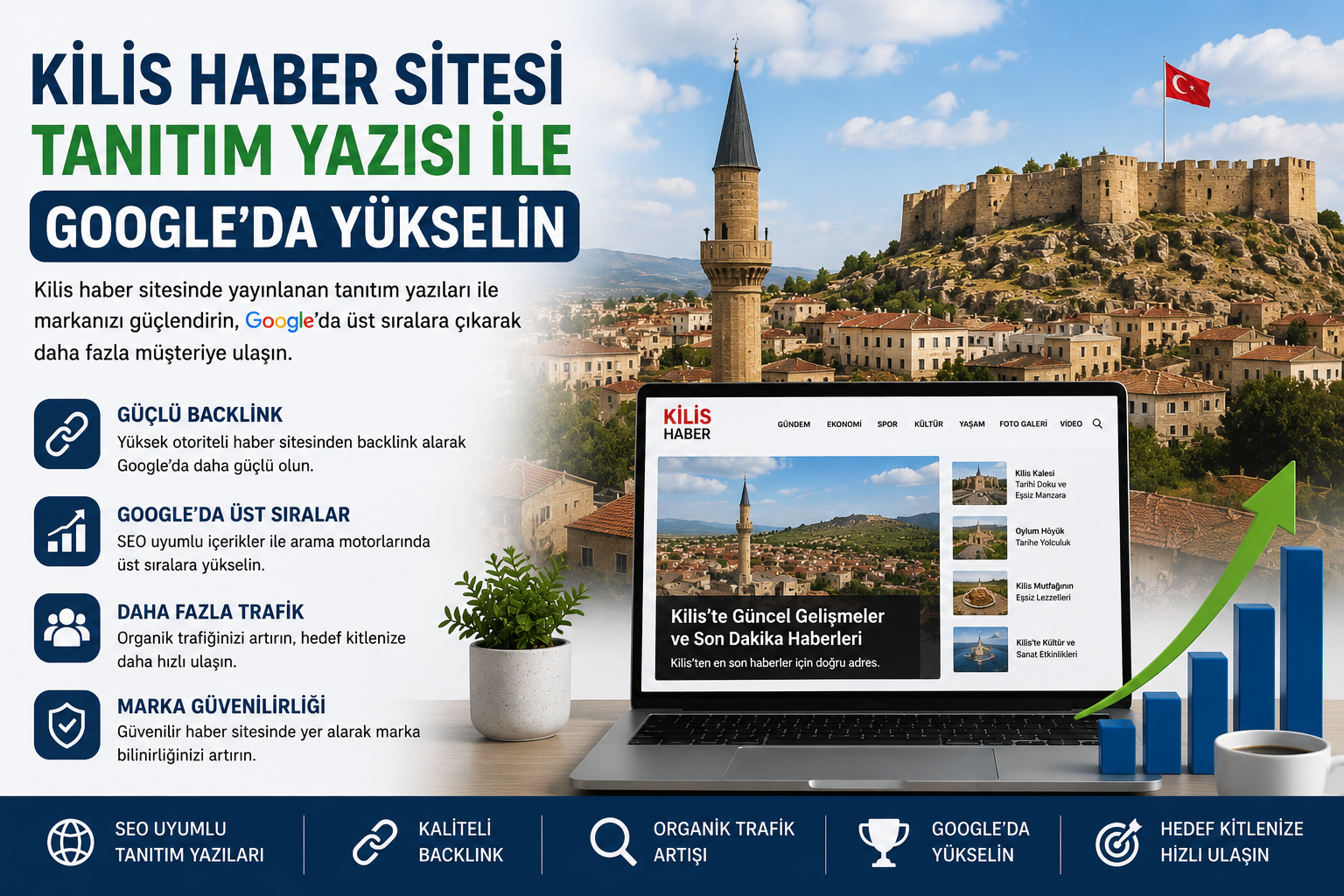 Kilis Haber Sitesi Tanıtım Yazısı ile Google’da Yükselin