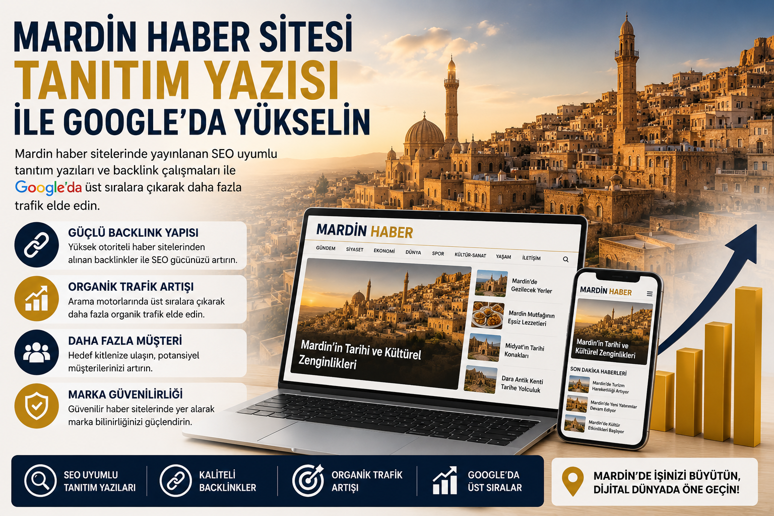 Mardin Haber Sitesi Tanıtım Yazısı ile Google’da Yükselin
