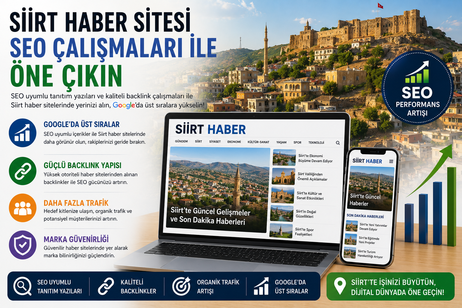 Siirt Haber Sitesi SEO Çalışmaları ile Öne Çıkın
