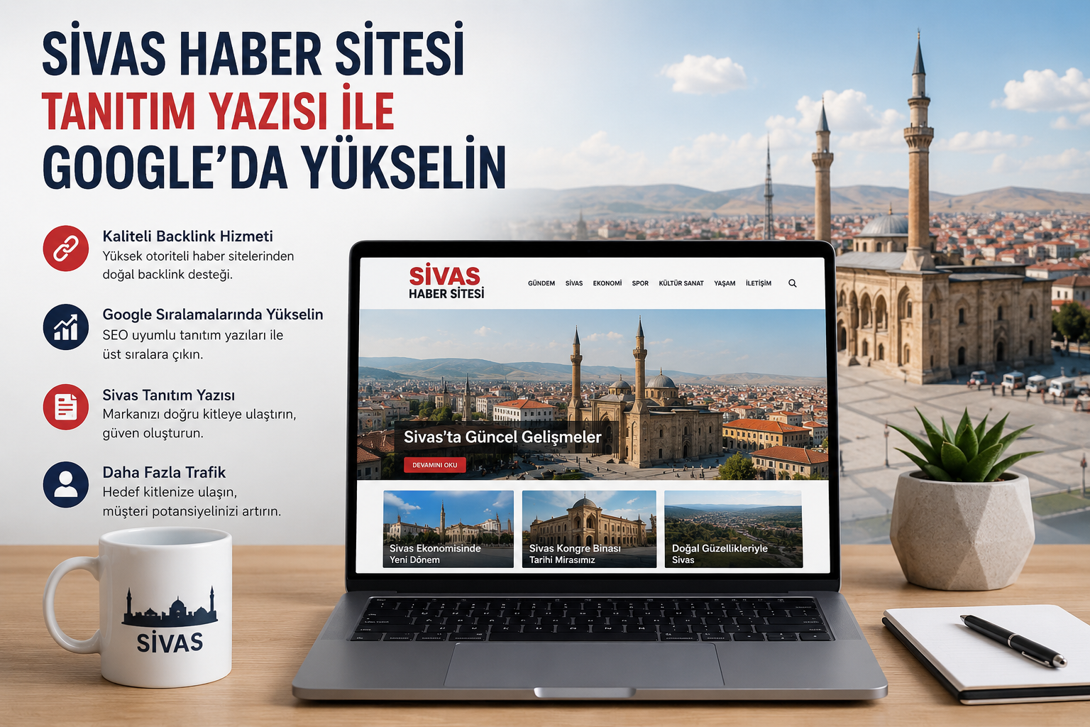 Sivas Haber Sitesi Tanıtım Yazısı ile Google’da Yükselin