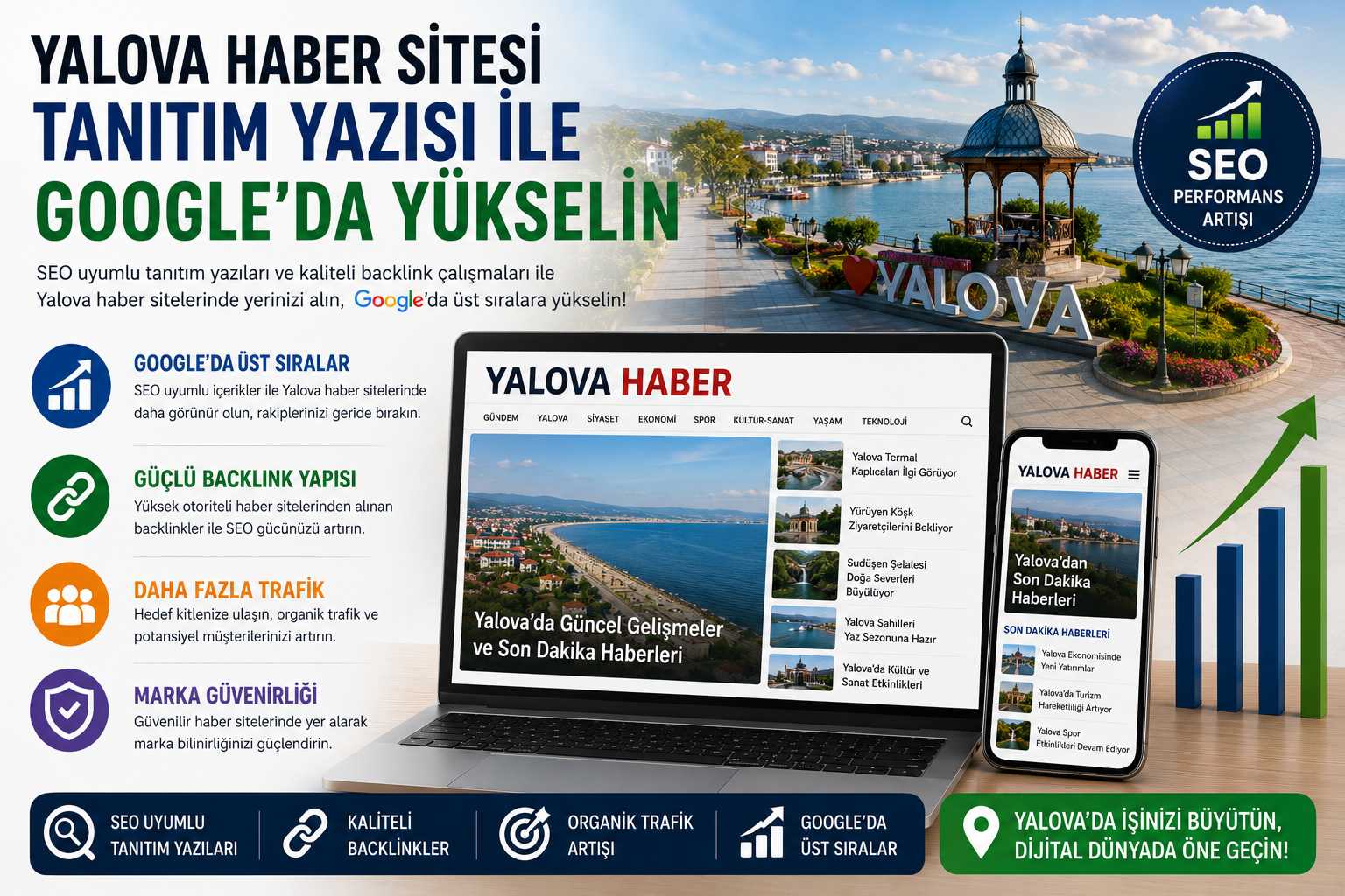 Yalova Haber Sitesi Tanıtım Yazısı ile Google’da Yükselin