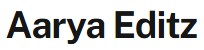 aaryaeditz.com.in
